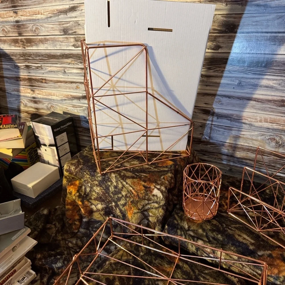 Geometric Copper Wire Art Set